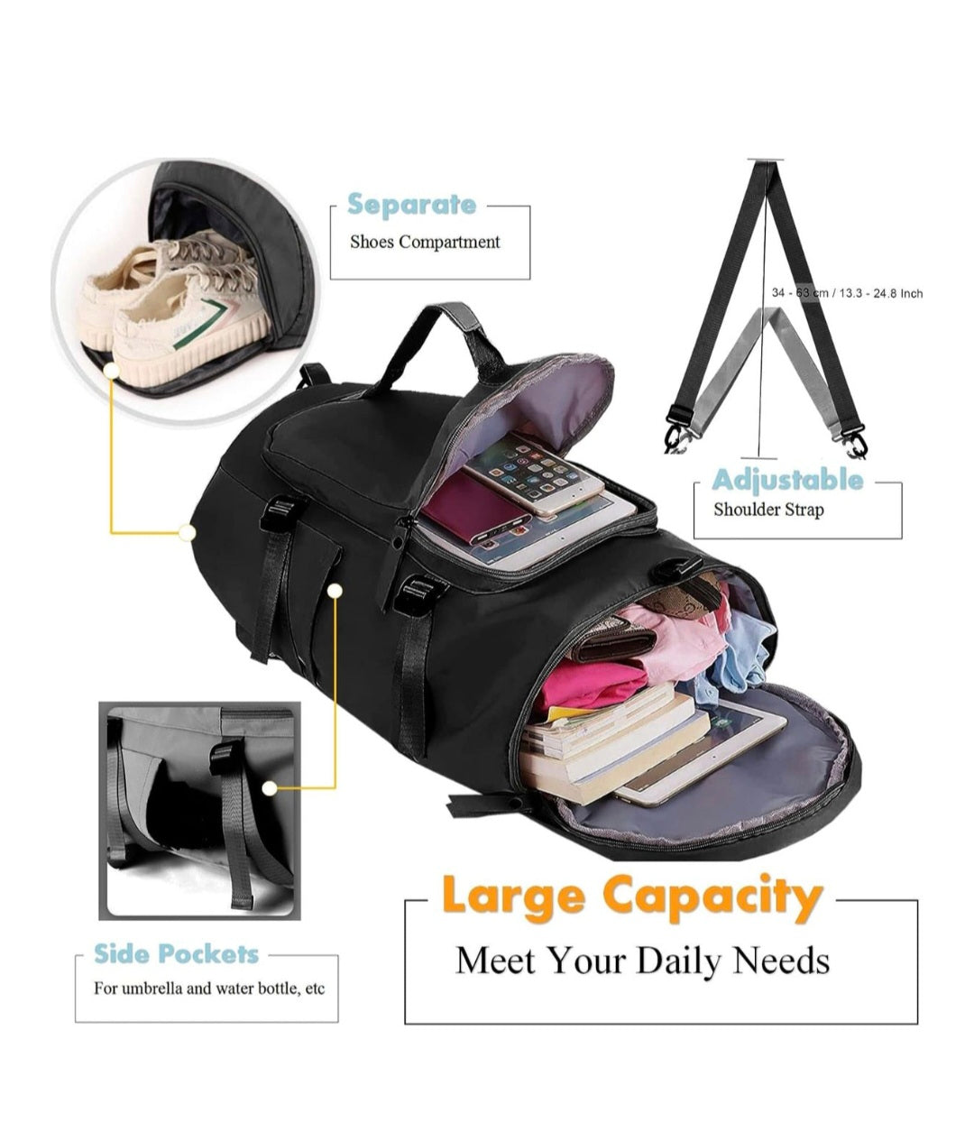 Multitask Gym Duffel Bag