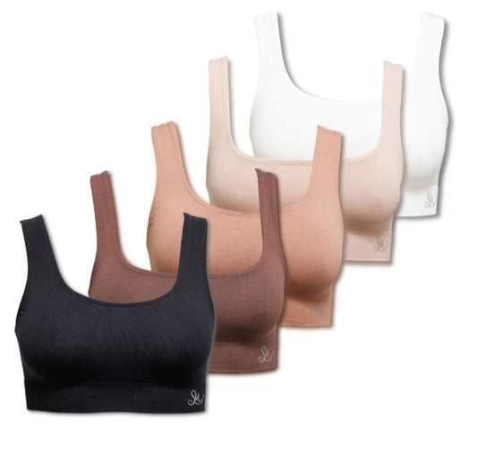 5 Pack Sport Crop Tops