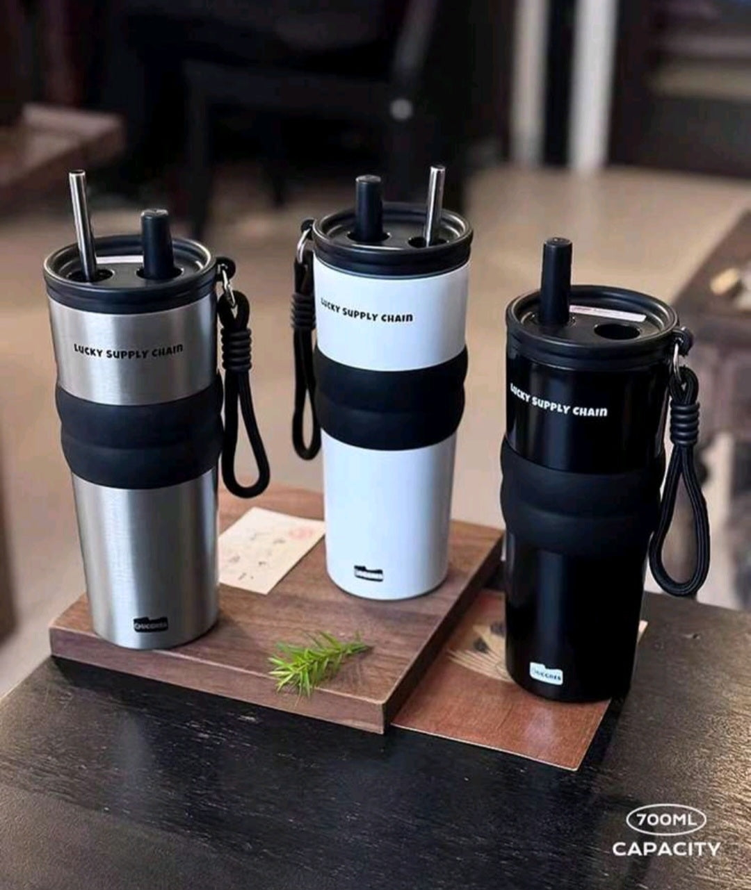 Stainless Steel Insulated Tumbler With Straw and Infuser