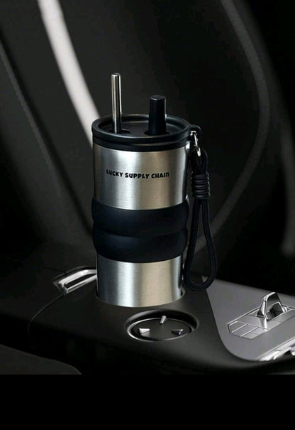 Stainless Steel Insulated Tumbler With Straw and Infuser